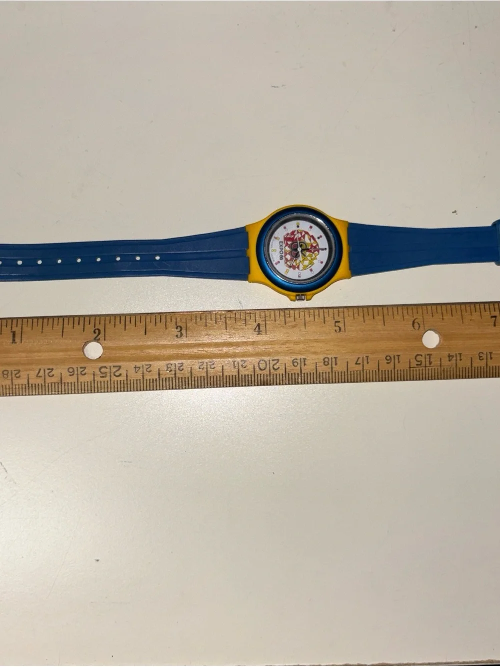 Vintage Expo 86 Swatch Mens Wrist Watch Vancouver Untested READ Needs New Bat